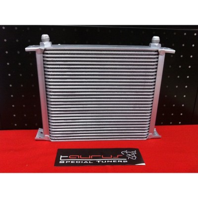 Radiatore olio universale in alluminio TRS Tuning  da 30 file con attacchi AN10 (7/8 -14 UNF)