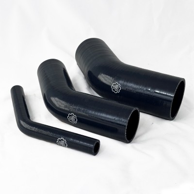 Curva in silicone a 45° e gamba lunghezza 152mm - diametro interno ø 76mm - TRS Tuning A45-76B