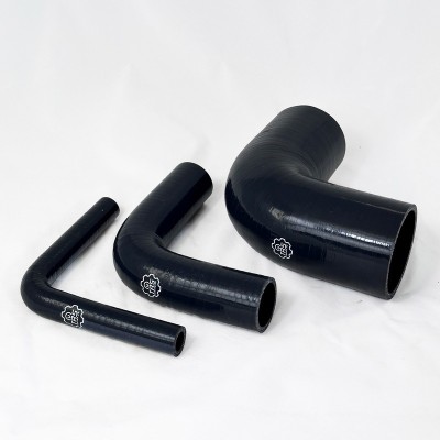 Curva in silicone a 90° e gamba lunghezza 152mm - diametro interno ø 48mm - TRS Tuning A90-48B