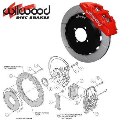 Impianto frenante maggiorato Wilwood 6 pompanti per Mazda MX-5 ND e Fiat 124 Abarth - Wilwood 140-14234-R