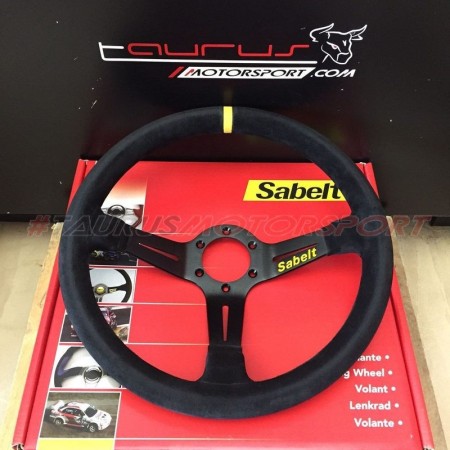 Volante semi calice SW-465 pelle scamosciata, profondità 65mm, diametro 350mm - Sabelt RFVO2009X