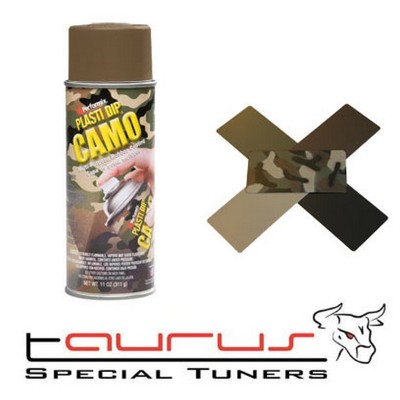 Bomboletta spray removibile effetto pellicola "Camo" mimetico Marrone - Plasti Dip PlastiDIP_camomarrone