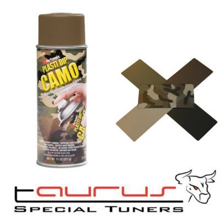 Bomboletta spray removibile effetto pellicola "Camo" mimetico Marrone - Plasti Dip PlastiDIP_camomarrone