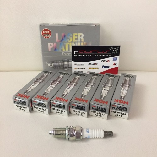 Set 6 candele NGK Platinum DCPR8EKP per BMW M3 E46 / Z3 M / Z4 M 3.2  (vedi elenco modelli in descrizione) - NGK DCPR8EKP-6