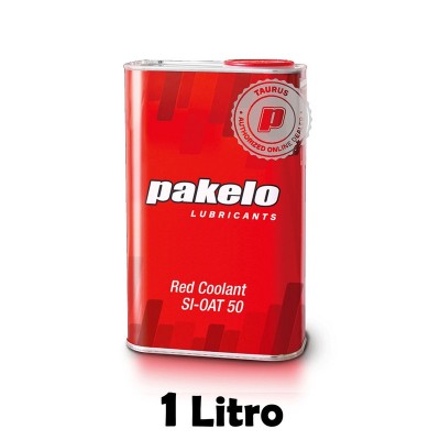 Liquido refrigerante radiatore PAKELO Red Coolant SI-OAT 50 (ex G40) Ready Mix Rosso - 1 litro - Pakelo 4854.S0
