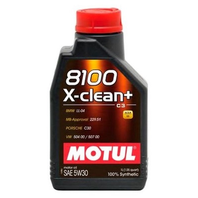 Olio Motore Motul 8100  X-CLEAN+ 5W-30 (5W30) 1L - Motul 106376