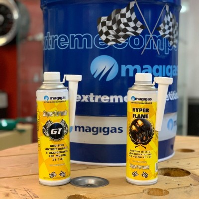 MAGIGAS KIT Superformula GT + Hyperflame ossigenante e antidetonante 2x500ml