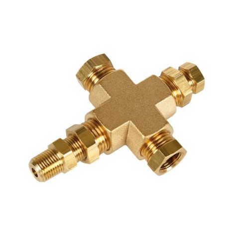 Raccordo a 4 innesti per sensori temperatura e pressione olio (3 sensori max) - Pilot 10107