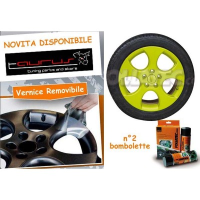 Film Spray Verde Toxic lucido - 2 bombolette 400 ml - Foliatec 2027