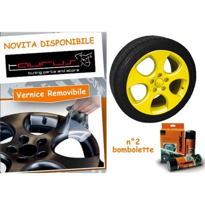 Film Spray Giallo lucido - 2 bombolette 400 ml - Foliatec 2052