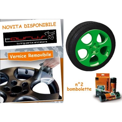 Film Spray Verde lucido - 2 bombolette 400 ml - Foliatec 2074