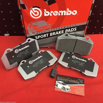 Set pastiglie freno sportive Brembo Sport HP2000 anteriori per Fiat Grande Punto + Evo Abarth EVO/ Renault Clio e  Megane RS - B