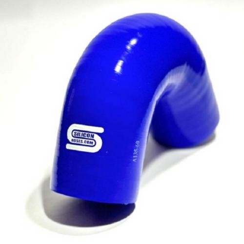 A135-48 - Manicotto in silicone con curva 135° diametro interno ø 48mm - BLU 48  tubo tubi manicotto manicotti siliconico silico