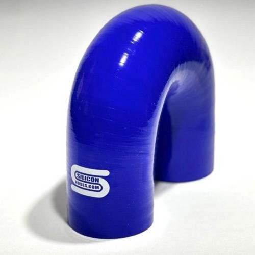 A180-19 - Manicotto in silicone con curva 180° diametro interno ø 19mm - BLU 19  tubo tubi manicotto manicotti siliconico silico