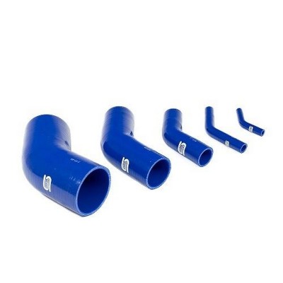 A45-83 - Manicotto in silicone con curva 45° diametro interno ø 83mm - BLU 83  tubo tubi manicotto manicotti siliconico siliconi