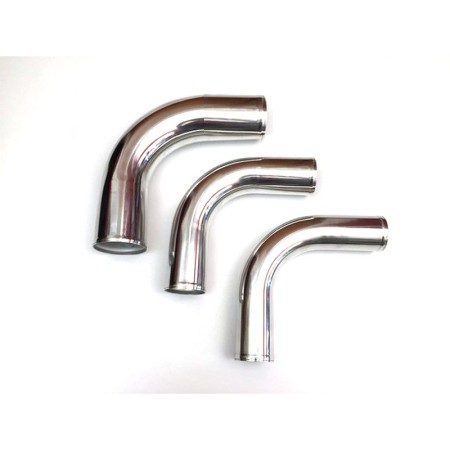 AB90-32 - Tubo in alluminio con curva 90° diametro esterno ø 32mm 32  tubo tubi manicotto manicotti siliconico siliconici silico