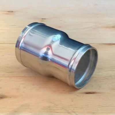 AS57-51 - Raccordo di giunzione a riduzione in alluminio diametro esterno 57mm a 51mm 57 51 50tubo tubi manicotto manicotti sili