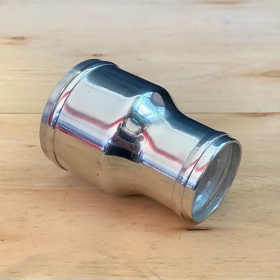 AS70-51 - Raccordo di giunzione a riduzione in alluminio diametro esterno 70mm a 51mm 70 51 50 tubo tubi manicotto manicotti sil