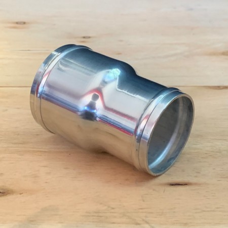 AS70-60 - Raccordo di giunzione a riduzione in alluminio diametro esterno 70mm a 60mm 70 60tubo tubi manicotto manicotti silicon