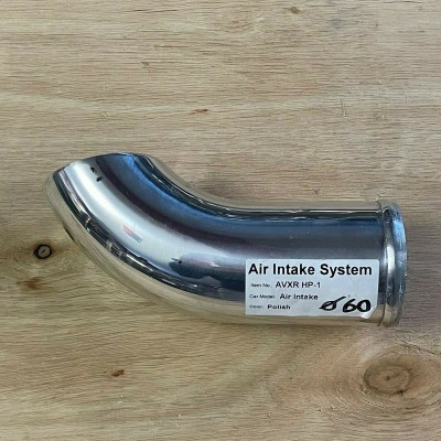 AVXRHP-1 - Tubo in alluminio con curva 45° diametro esterno ø 60mm H.7cm L. 17cm - AVXRHP-1 60tubo tubi manicotto manicotti sili