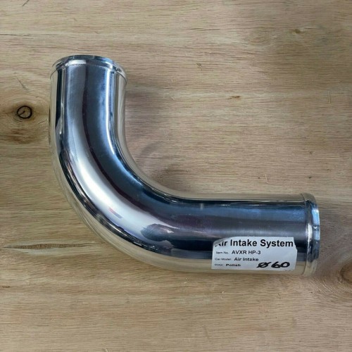 AVXRHP-3 - Tubo in alluminio con curva 90° diametro esterno ø 60mm H.16cm L. 20cm - AVXRHP-3 60tubo tubi manicotto manicotti sil