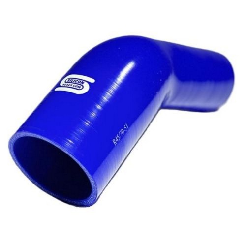R45/70-50 - Manicotto in silicone con curva a riduzione 45° diametro interno ø 70mm a 50mm - BLU 70 51 70-51 50 70-50tubo tubi m