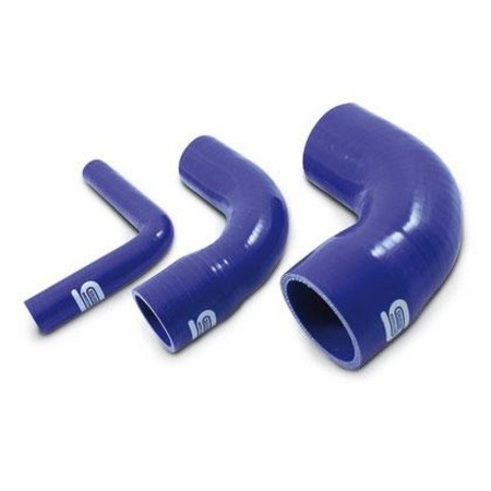 R54-45 - Manicotto in silicone con curva a riduzione 90° diametro interno ø 54mm a 45mm - BLU 54 45 54-45tubo tubi manicotto man