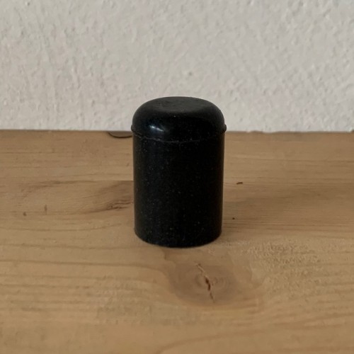 TP-19 - Tappo di chiusura in silicone diametro interno 19mm  - NERO 19 tubo tubi manicotto manicotti siliconico siliconici silic