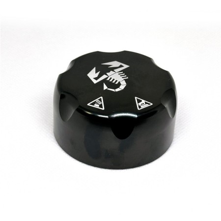 Cover tappo vaschetta acqua Abarth 500/595 Grande Punto Evo 1.4 TJet in alluminio - NERO