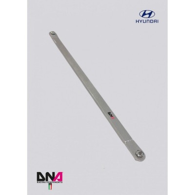 DNA Racing PC2018 Barra slitta sospensione anteriore Hyundai i20N assetto telaio pianale rinforzo duomi