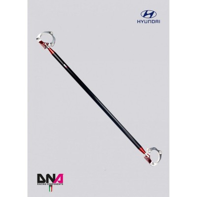 DNA Racing PC2073 Barra duomi anteriore in carbonio Hyundai i20N assetto telaio pianale rinforzo barraduomi