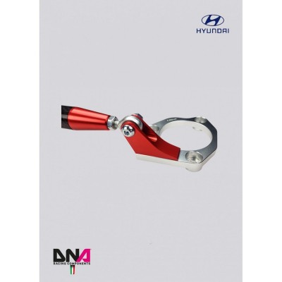 DNA Racing PC2073 Barra duomi anteriore in carbonio Hyundai i20N assetto telaio pianale rinforzo barraduomi 2
