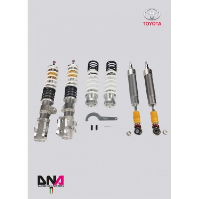 DNA Racing PC2093 Kit di ammortizzatori a ghiera regolabile WRS Toyota Yaris GR 1.6 assetto coilover regolabile