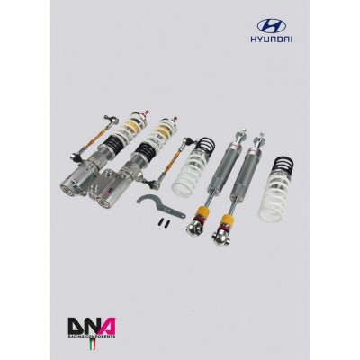 DNA Racing PC2118 Kit di ammortizzatori a ghiera regolabile WRS Hyundai i20N assetto coilover regolabile