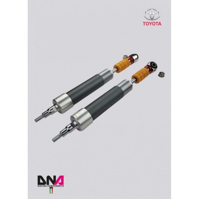 DNA Racing PC2187 Kit di ammortizzatori a ghiera regolabile WRS Abarth 500/595/695 assetto coilover regolabile 2
