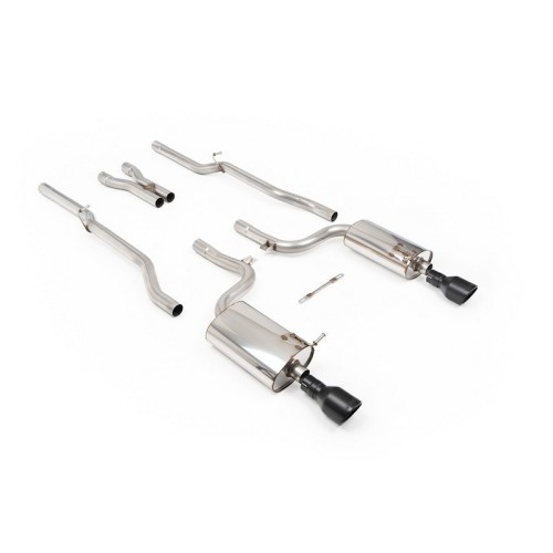 SSXAU872 Milltek Cat-back Non-resonated Audi S4 B6 4.2 V8 scarico sportivo terminale marmitta decat skat 200 celle