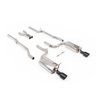 SSXAU873 Milltek Cat-back Non-resonated Audi S4 B6 4.2 V8 scarico sportivo terminale marmitta decat skat 200 celle