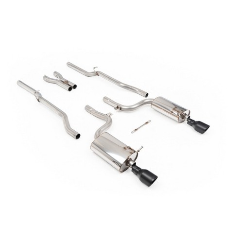 SSXAU873 Milltek Cat-back Non-resonated Audi S4 B6 4.2 V8 scarico sportivo terminale marmitta decat skat 200 celle