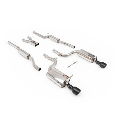 SSXAU874 Milltek Cat-back Resonated Audi S4 B6 4.2 V8 scarico sportivo terminale marmitta decat skat 200 celle