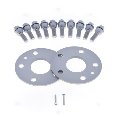 Coppia distanziali da 5mm CON bullone sferico adatto a cerchi Originali per Audi RS Q3 Sportback Type F3N 2019-