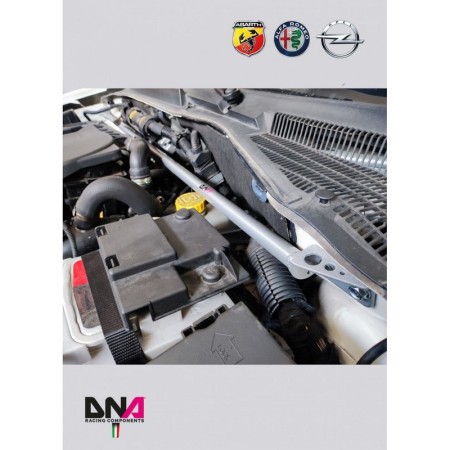 DNA Racing PC1928 Barra duomi anteriore Fiat/Abarth Grande Punto assetto telaio pianale rinforzo duomi