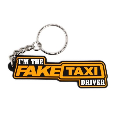 Portachiavi TRS Tuning in gomma PVC "Fake Taxi"