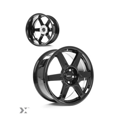MMR09-1000 MMX Performance Cerchio x06 18x8 ET44 5x112 MINI Cooper S e JCW F54 F55 F56 F57 F60 Nero lucido cerchione ruota