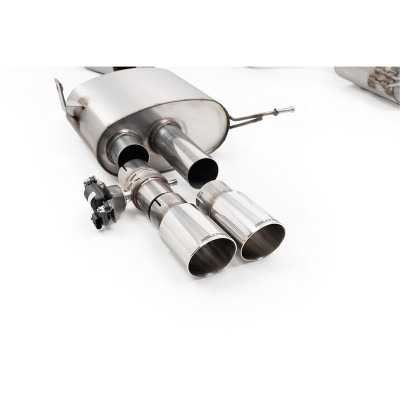 SSXBM1408 Milltek Cat-back BMW Serie 3 E90 M3 4.0 V8 scarico sportivo terminale marmitta decat skat 200 celle 2