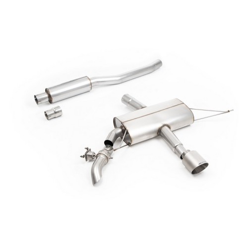 SSXM517 Milltek Particulate Filter-back Resonated Mini Mk4 F66 JCW 2.0 B48 scarico sportivo terminale marmitta decat skat 200 ce