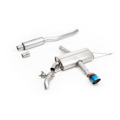 SSXM518 Milltek Particulate Filter-back Resonated Mini Mk4 F66 JCW 2.0 B48 scarico sportivo terminale marmitta decat skat 200 ce