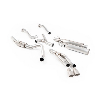 SSXTY238 Milltek Cat-back Toyota Tundra 3.5 V6 Biturbo e Hybrid scarico sportivo terminale marmitta decat skat 200 celle