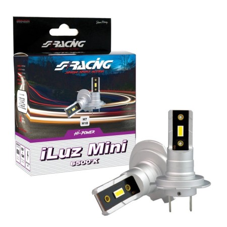 luci fari LED ILuz Mini 6500K lampade lampadine H7 Simoni Racing MZ7