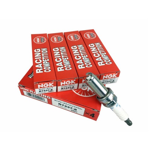 4 candele NGK Racing R7437-8 VAG 2.0 TFSI Golf 7 8 GTI 7R 8R S3 8V 8Y TT 8S Leon - NGK R7437-8-4