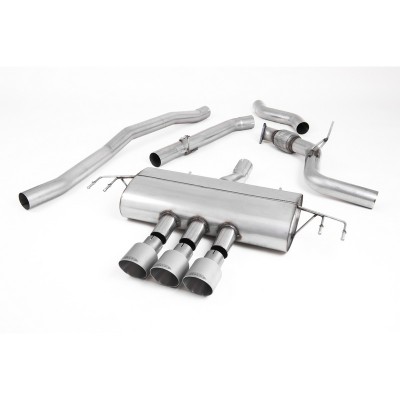 SSXHO264 Milltek Cat-back Non-resonated Honda Civic FK7 1.5 Si  scarico sportivo terminale marmitta decat skat 200 celle